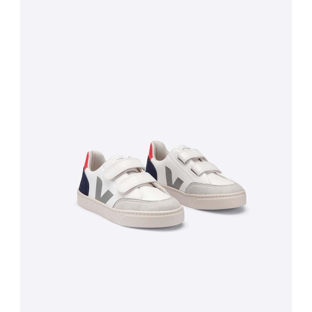 Veja V-12 CHROMEFREE Schoenen Kinderen Wit | NL 751HAP